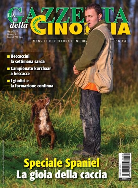 La Gazzetta Della Cinofilia Venatoria – Marzo 2025 Cover