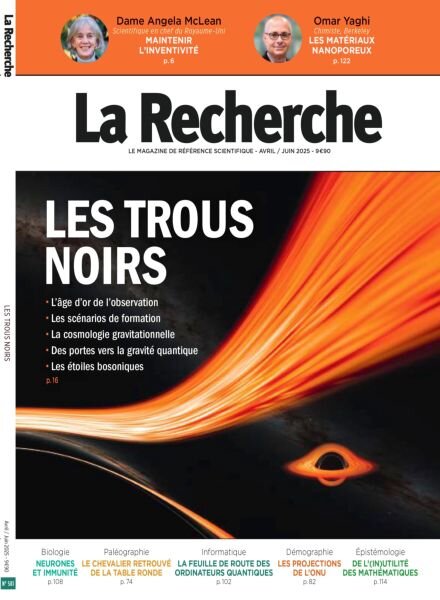 La Recherche – Avril-Mai-Juin 2025 Cover