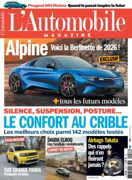 L’Automobile Magazine – Mars 2025 Cover