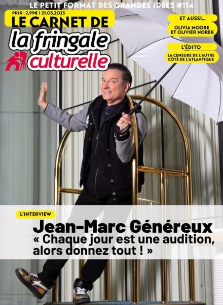 Le Carnet de La Fringale Culturelle – 21 Mars 2025 Cover
