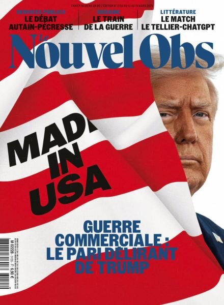 Le Nouvel Obs – 13 Mars 2025 Cover