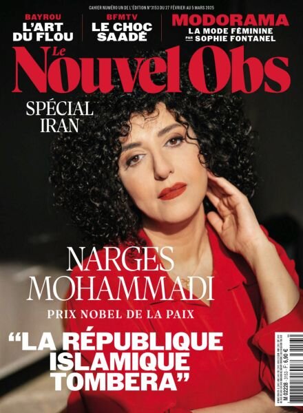 Le Nouvel Obs – 27 Fevrier 2025 Cover