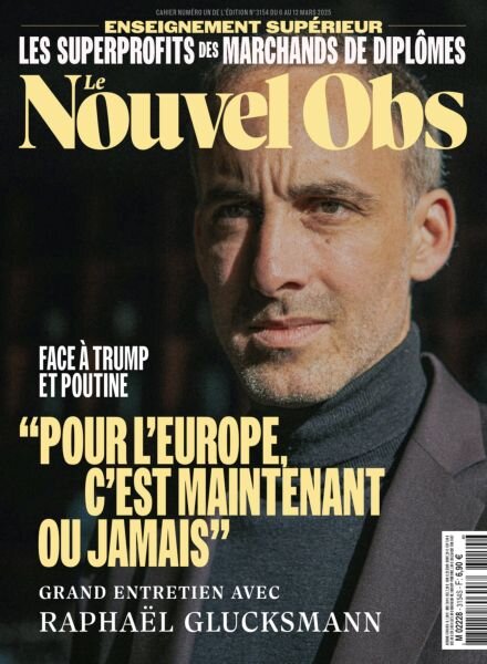 Le Nouvel Obs – 6 Mars 2025 Cover