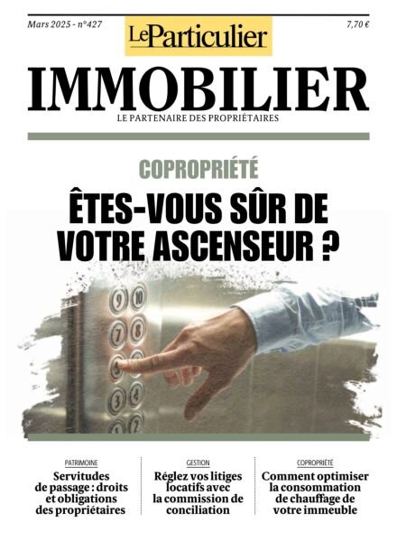 Le Particulier Immobilier – Mars 2025 Cover