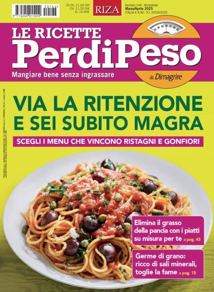 Le Ricette PerdiPeso – Marzo 2025 Cover