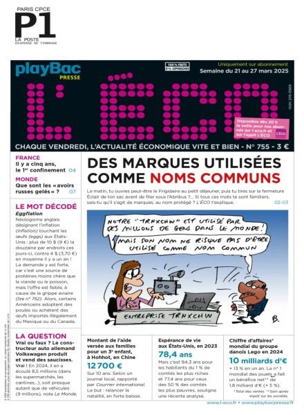 L’eCO – 21 Mars 2025 Cover