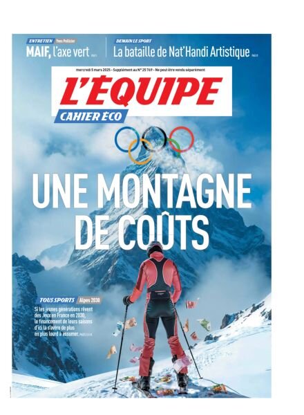 L’Equipe Cahier eco – 5 Mars 2025 Cover