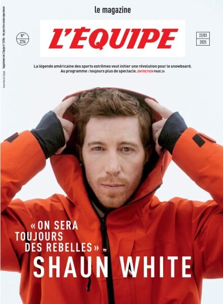 L’Equipe Magazine – 22 Mars 2025 Cover