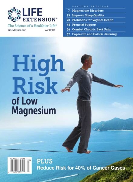 Life Extension Magazine – April 2025 Cover