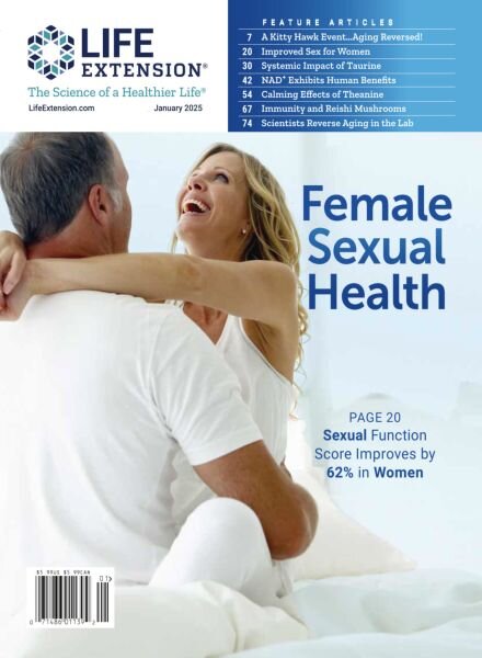 Life Extension Magazine – January 2025 Cover