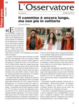L’Osservatore – 8 Marzo 2025