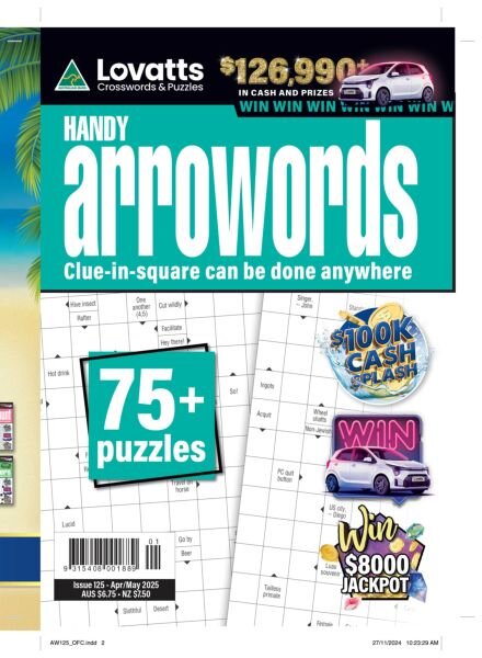Lovatts Handy Arrowords – Issue 125 2025 Cover