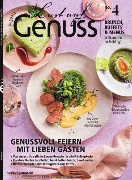 Lust auf Genuss – April 2025 Cover