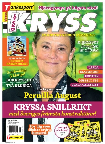 Lyckokryss – 26 Februari 2025 Cover