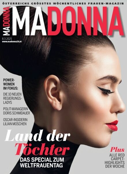 Madonna – 8 Marz 2025 Cover
