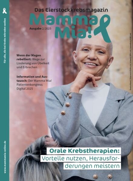Mamma Mia! Eierstockkrebsmagazin – Nr 2 2025 Cover