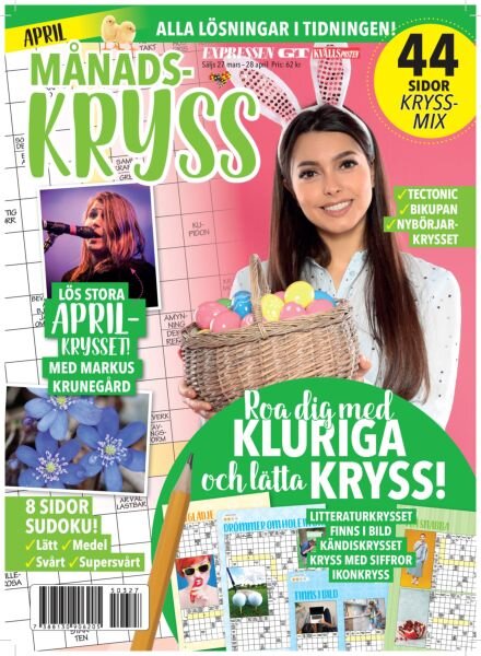 Manads-Kryss – Mars 2025 Cover