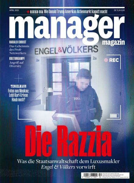 Manager Magazin – April 2025 Cover
