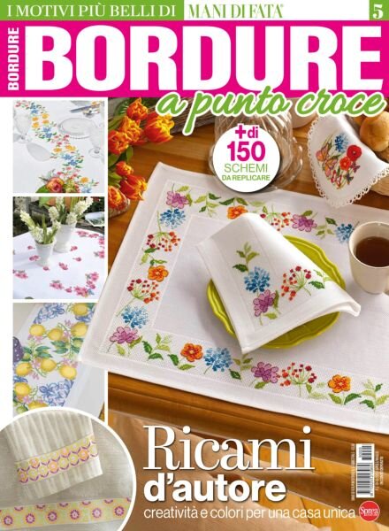 Mani di Fata Punto Croce – Aprile-Maggio 2025 Cover