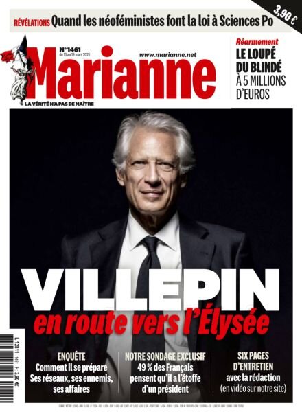 Marianne – 13 Mars 2025 Cover