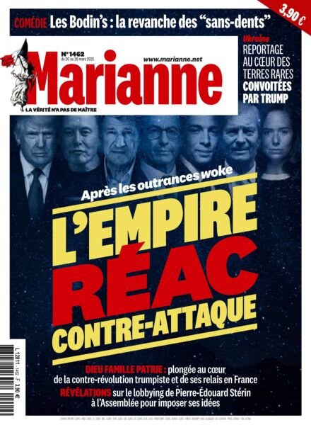 Marianne – 20 Mars 2025 Cover