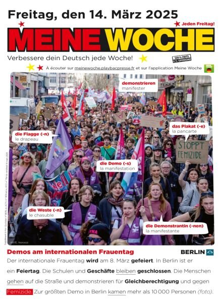 Meine Woche – 13 Marz 2025 Cover