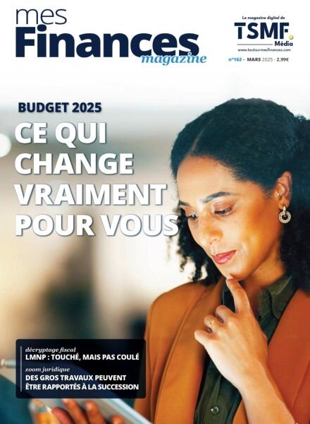 Mes Finances Magazine – Mars 2025 Cover