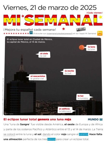 Mi Semanal – 21 Marzo 2025 Cover