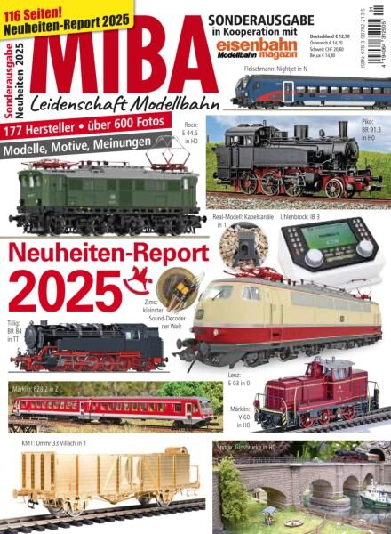 MIBA Sonderheft – Neuheiten 2025 Cover