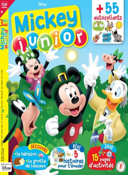 Mickey Junior – Mars 2025 Cover