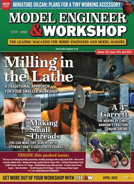 Model Engineer & Workshop – April 2025 Cover