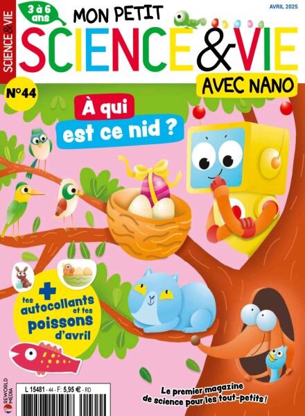 Mon Petit Science & Vie avec Nano – Avril 2025 Cover
