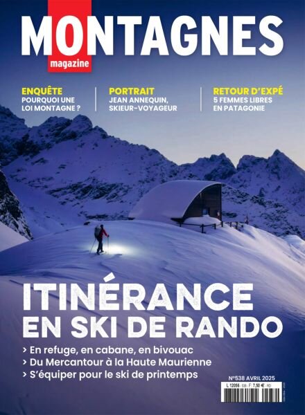 Montagnes Magazine – Avril 2025 Cover