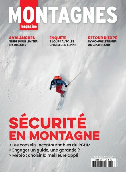 Montagnes Magazine – Mars 2025 Cover