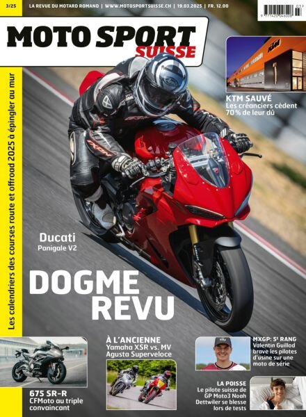 Moto Sport Suisse – 19 Mars 2025 Cover