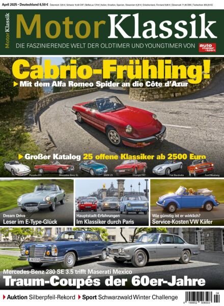 Motor Klassik – April 2025 Cover