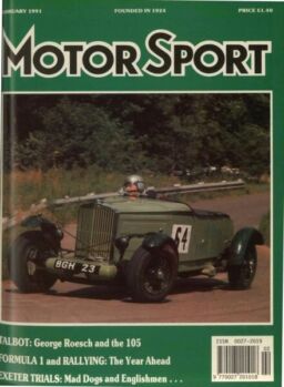 Motor Sport Magazine – February 1991