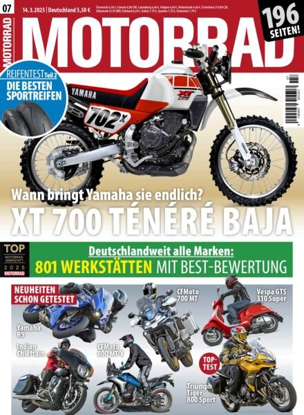 Motorrad – 13 Marz 2025 Cover