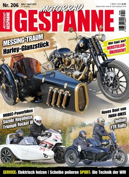 Motorrad Gespanne – Marz-April 2025 Cover