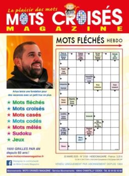 Mots Croises Magazine – 20 Mars 2025