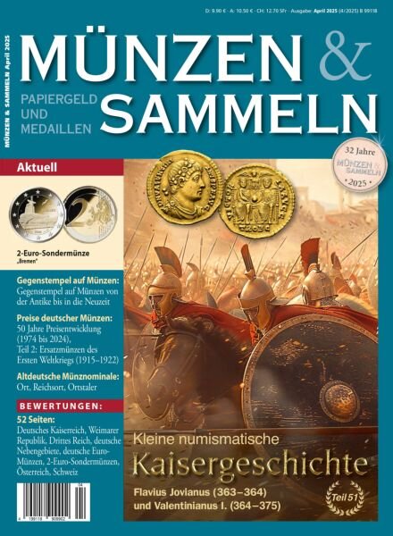 Munzen & Sammeln – April 2025 Cover