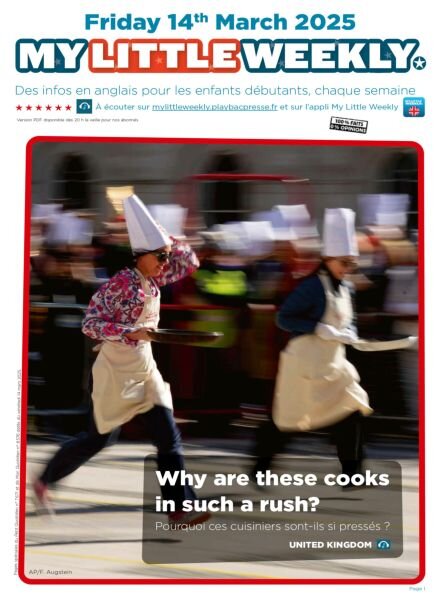 My Little Weekly – 14 Mars 2025 Cover