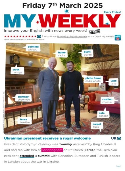 My Weekly fr – 7 Mars 2025 Cover