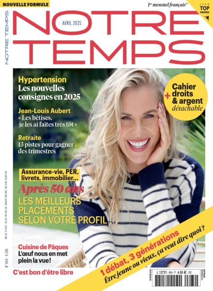 Notre Temps – Avril 2025 Cover