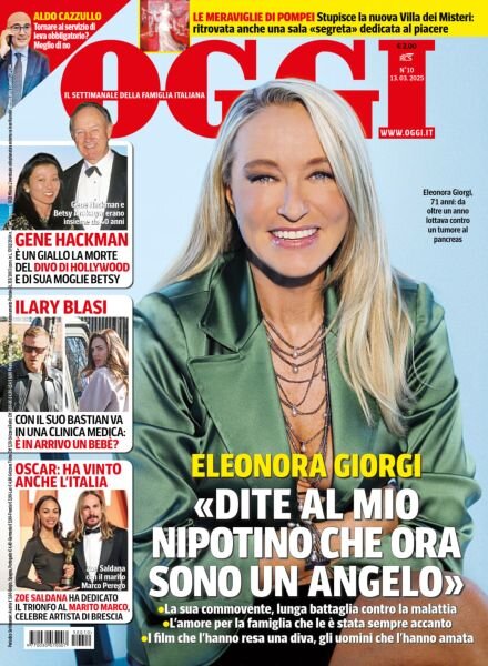 Oggi – 13 Marzo 2025 Cover