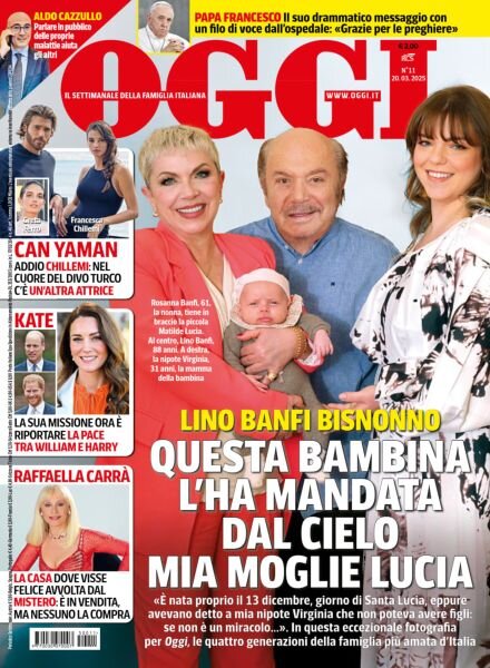 Oggi – 20 Marzo 2025 Cover