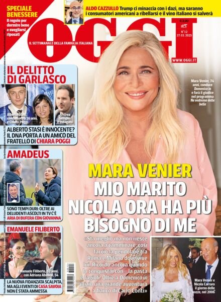 Oggi – 27 Marzo 2025 Cover