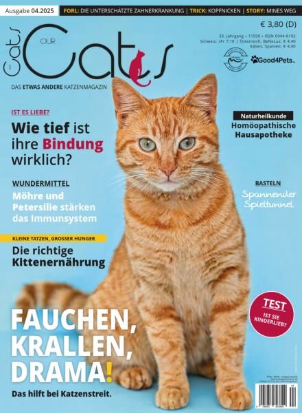 Our Cats – April 2025 Cover