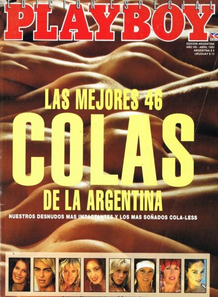 Playboy Argentina – Abril 1993 Cover