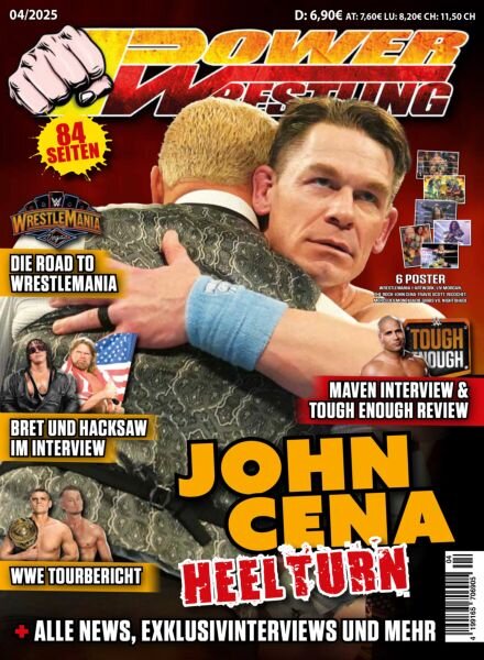 Power-Wrestling – April 2025 Cover
